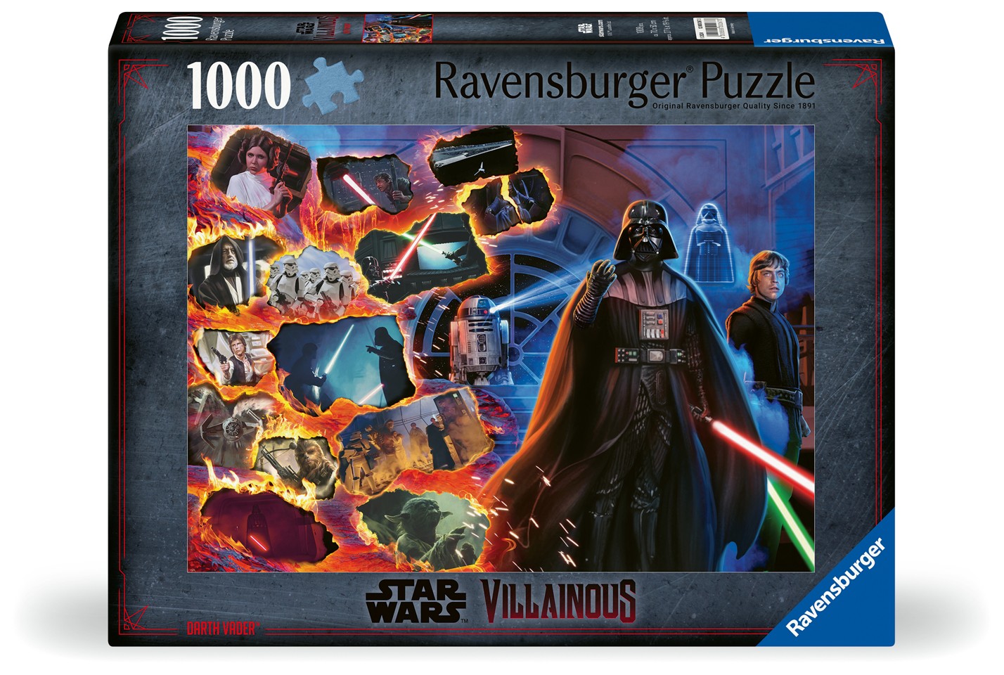 Ravensburger - Puslespil Star Wars Villainous Darth Vader 1000 brikker