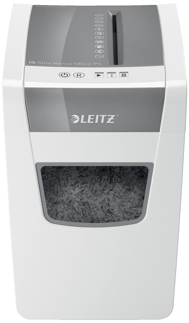 Leitz IQ Slim Home Office P4 Cross Cut makulator