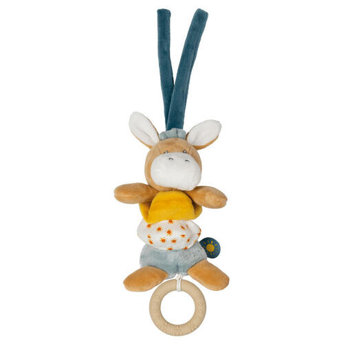 Peluche vibrante Félix&Léo Léo âne multicolore - NATTOU