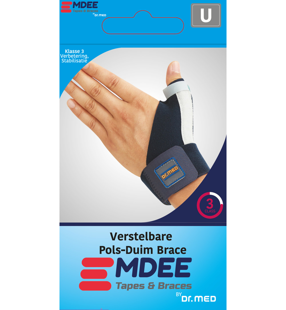 Emdee Duimbrace Met Splint (1 stuk)