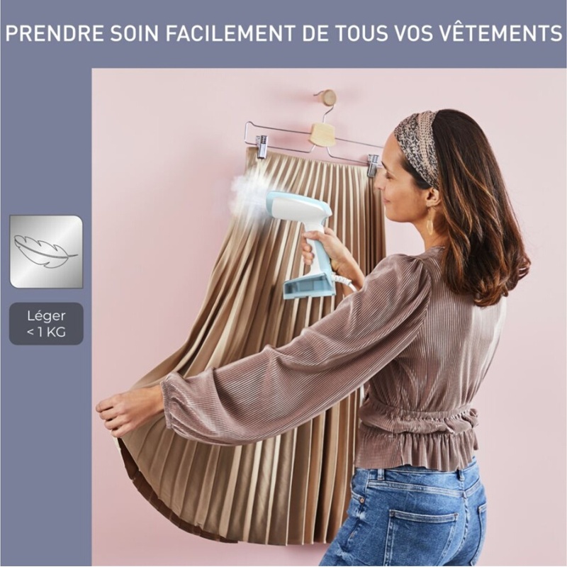 Défroisseur Calor ACCESS STEAM POCKET TETE PLIABLE DT3041C0