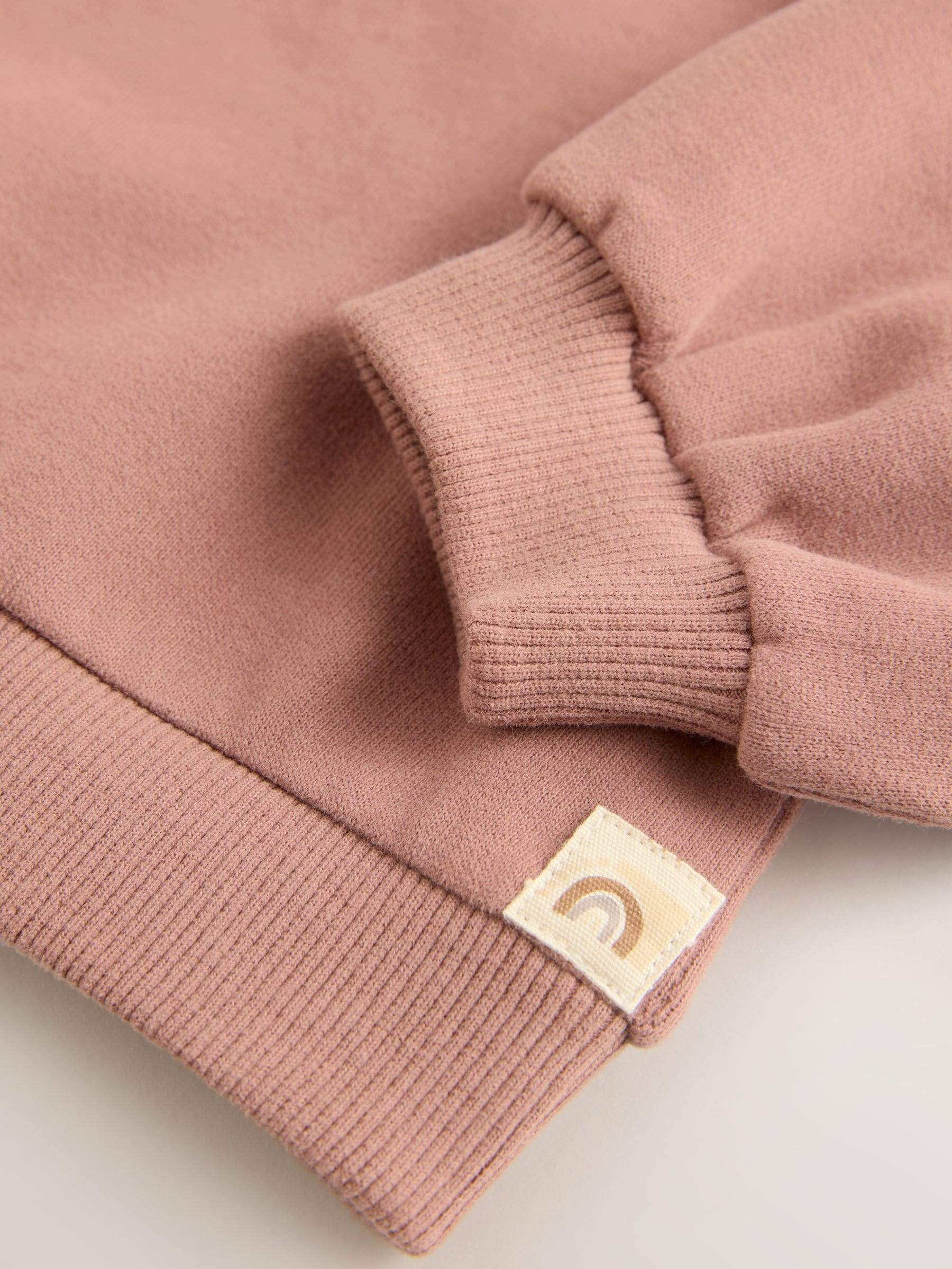 Mokkabruin - Sweatshirt met ronde hals (3 mnd - 7 jr)