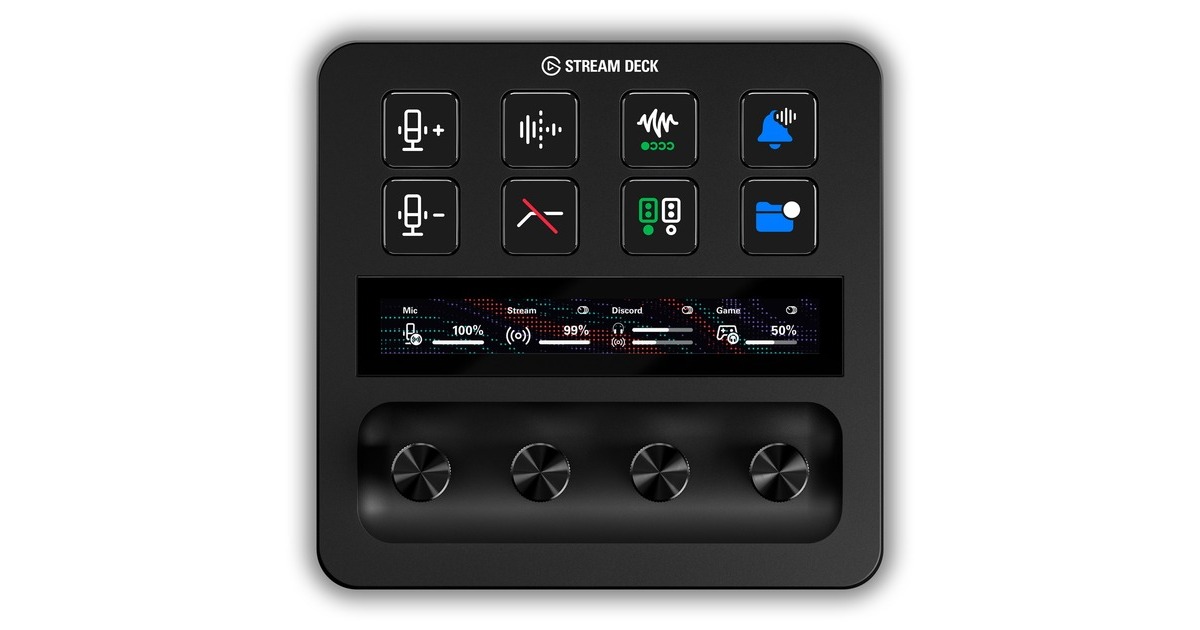 ElgatoStream Deck + keypad  (Zwart)