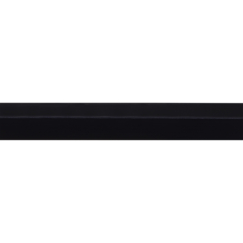 Hoekprofiel kunststof zwart 15x15 mm 260 cm