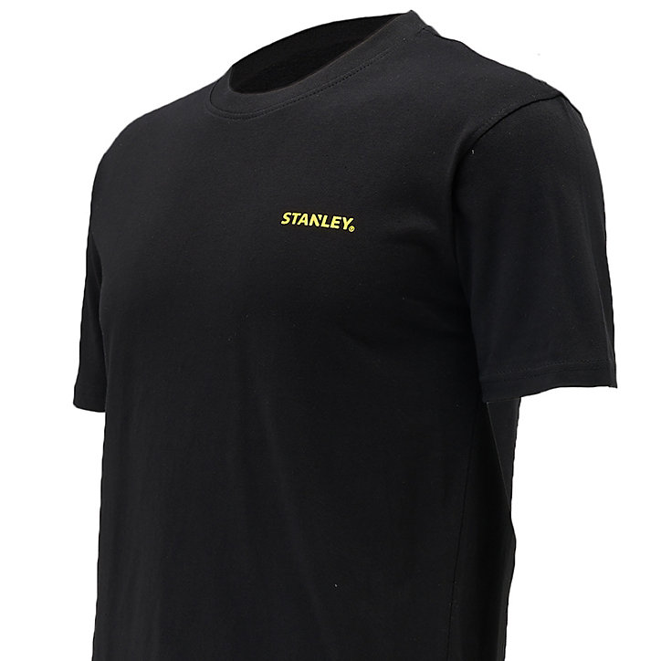 T-shirt Stanley noir et gris Taille M, 2 pièces