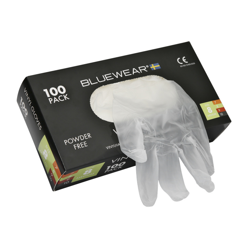 Vinylhansker 100-pk 8