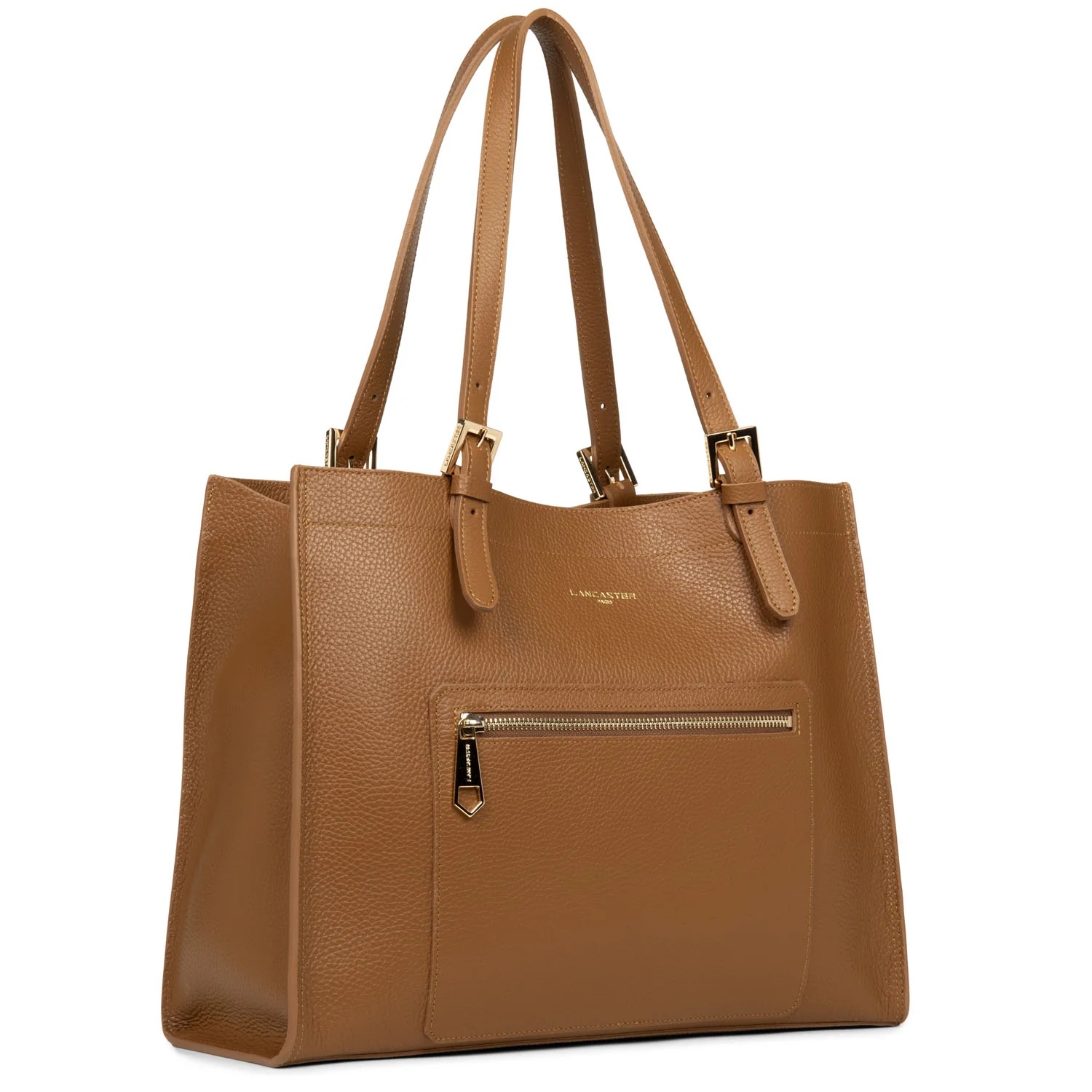 Foulonné Double-Grand sac cabas épaule