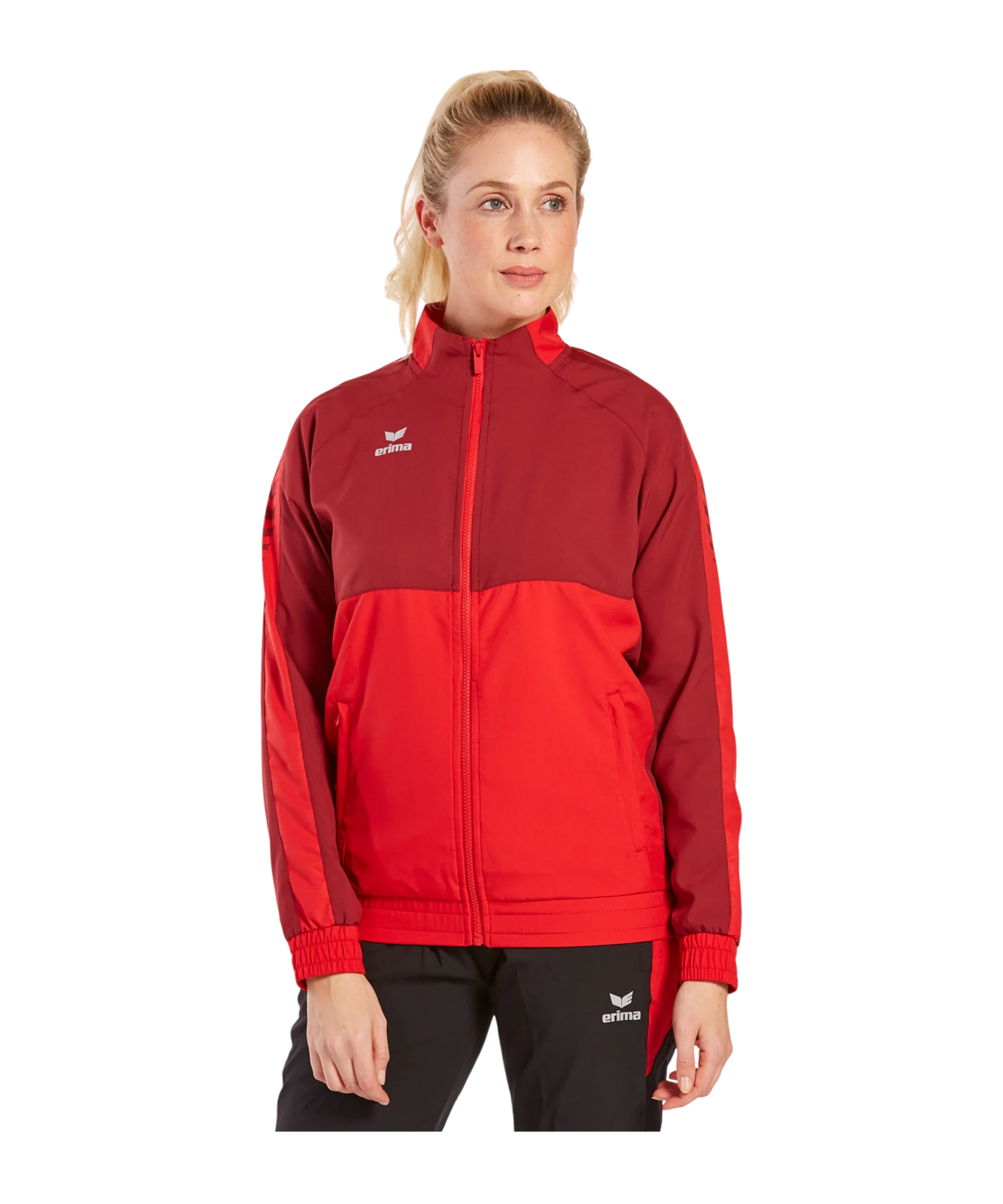 Erima Six Wings Präsentationsjacke Damen Rot