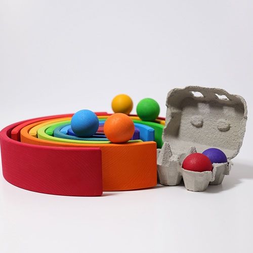 Grimm's regenboog stapeltoren - 12 bogen 36 cm