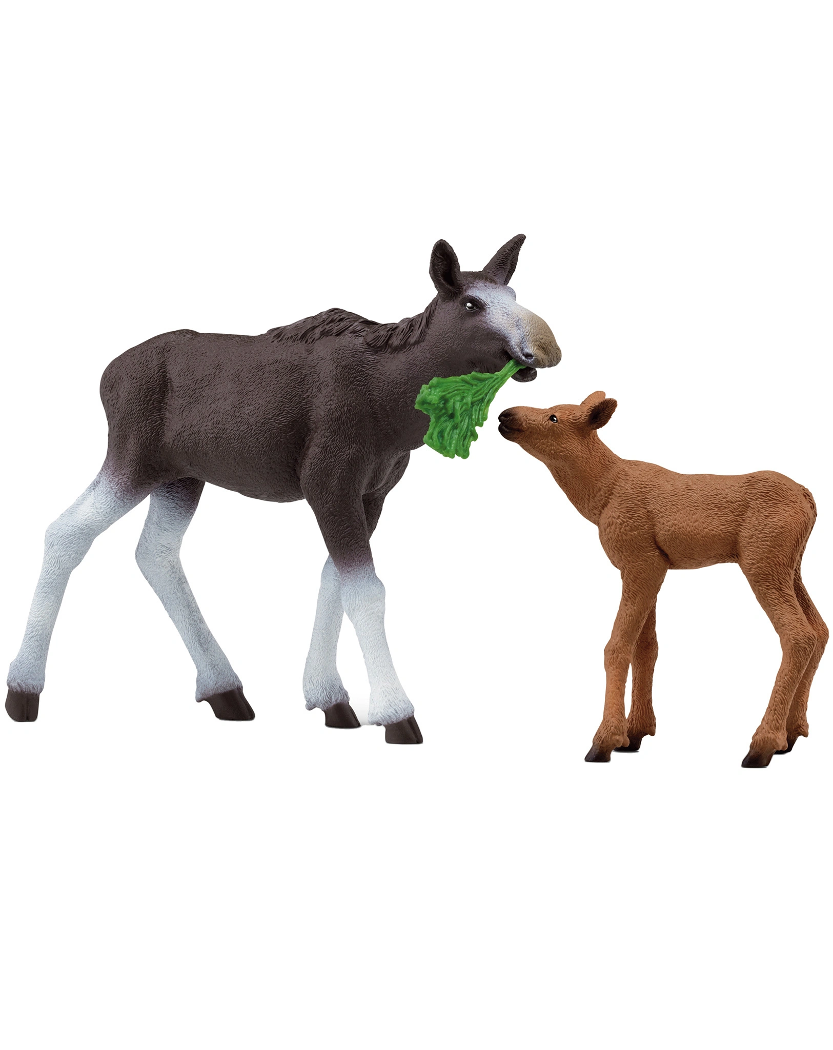 schleich® 42603 Wild Life - Elchkuh mit Kalb (NatGeo)
