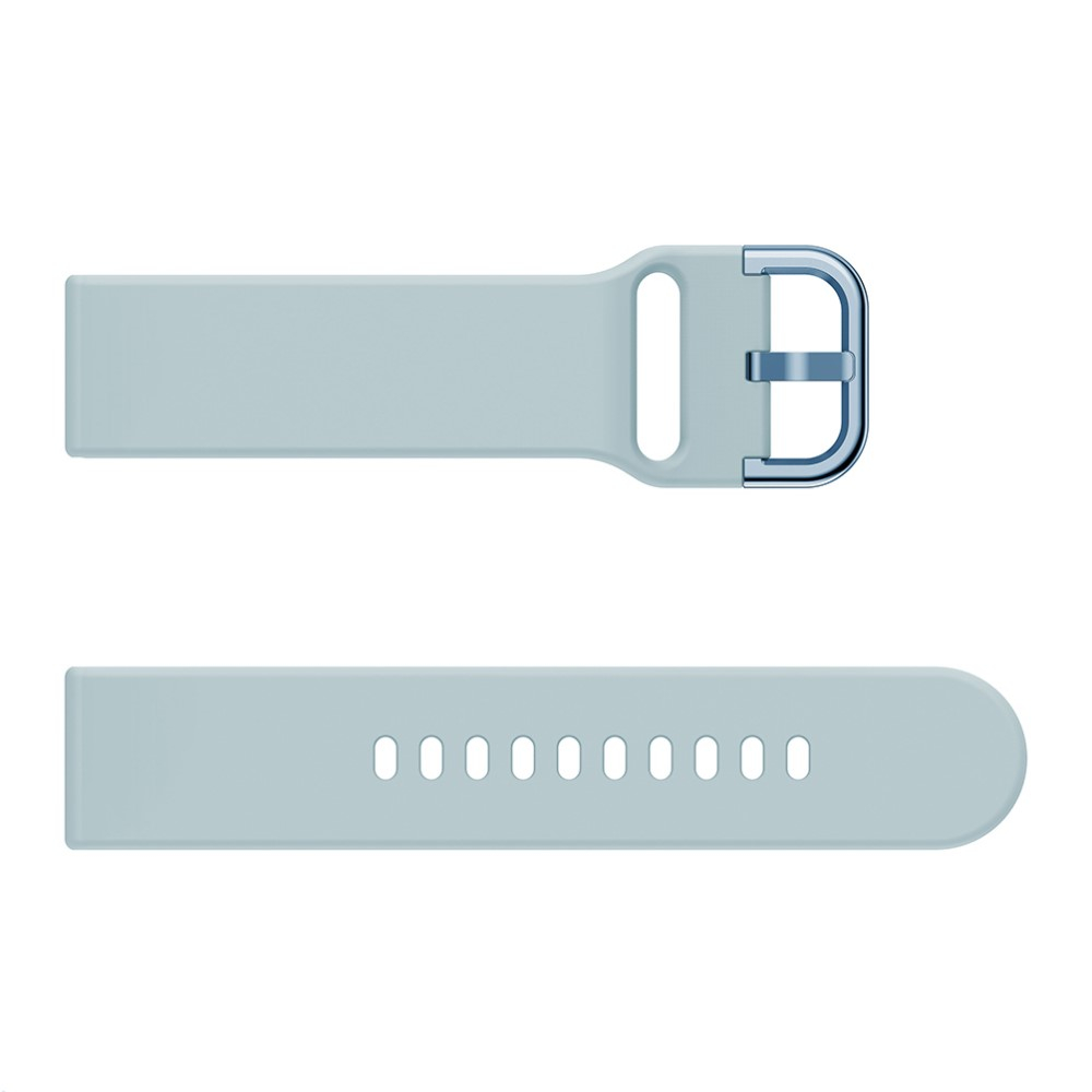 Samsung Galaxy Watch 6 (40mm) Silikon Sport Armband mit Dornschliesse (Gelenkumfang: 155-195mm) - Hellblau