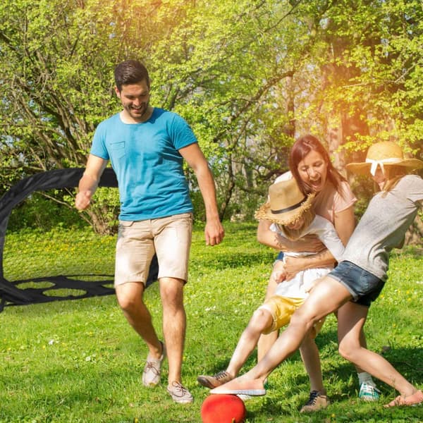 Pop up mål for fotball med målvegg