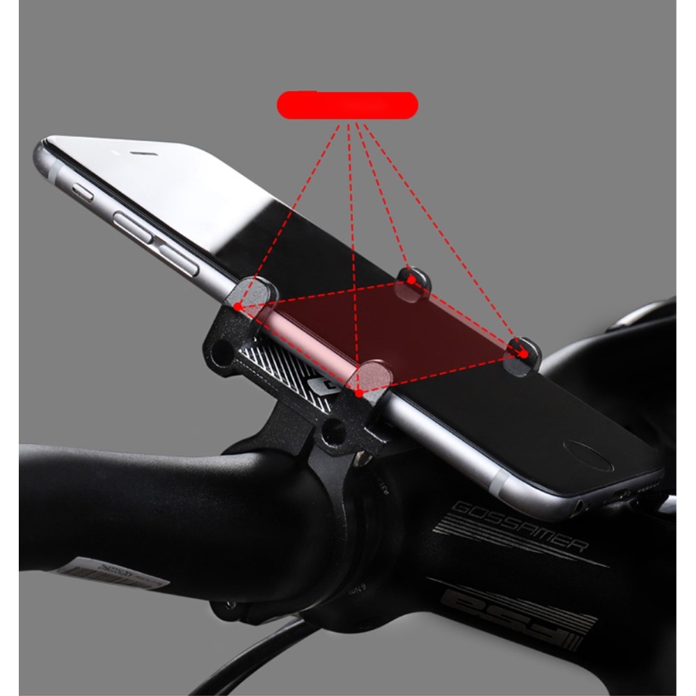Universal Fahrrad Bike Velo Aluminium Halterung Handy / Smartphone (3