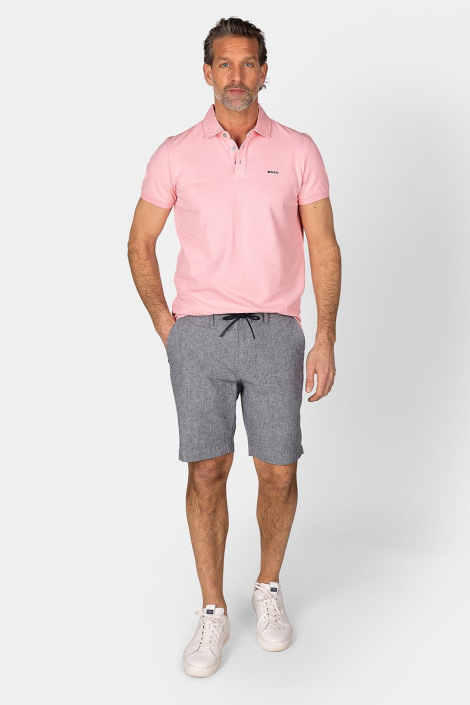 NZA roze heren polo