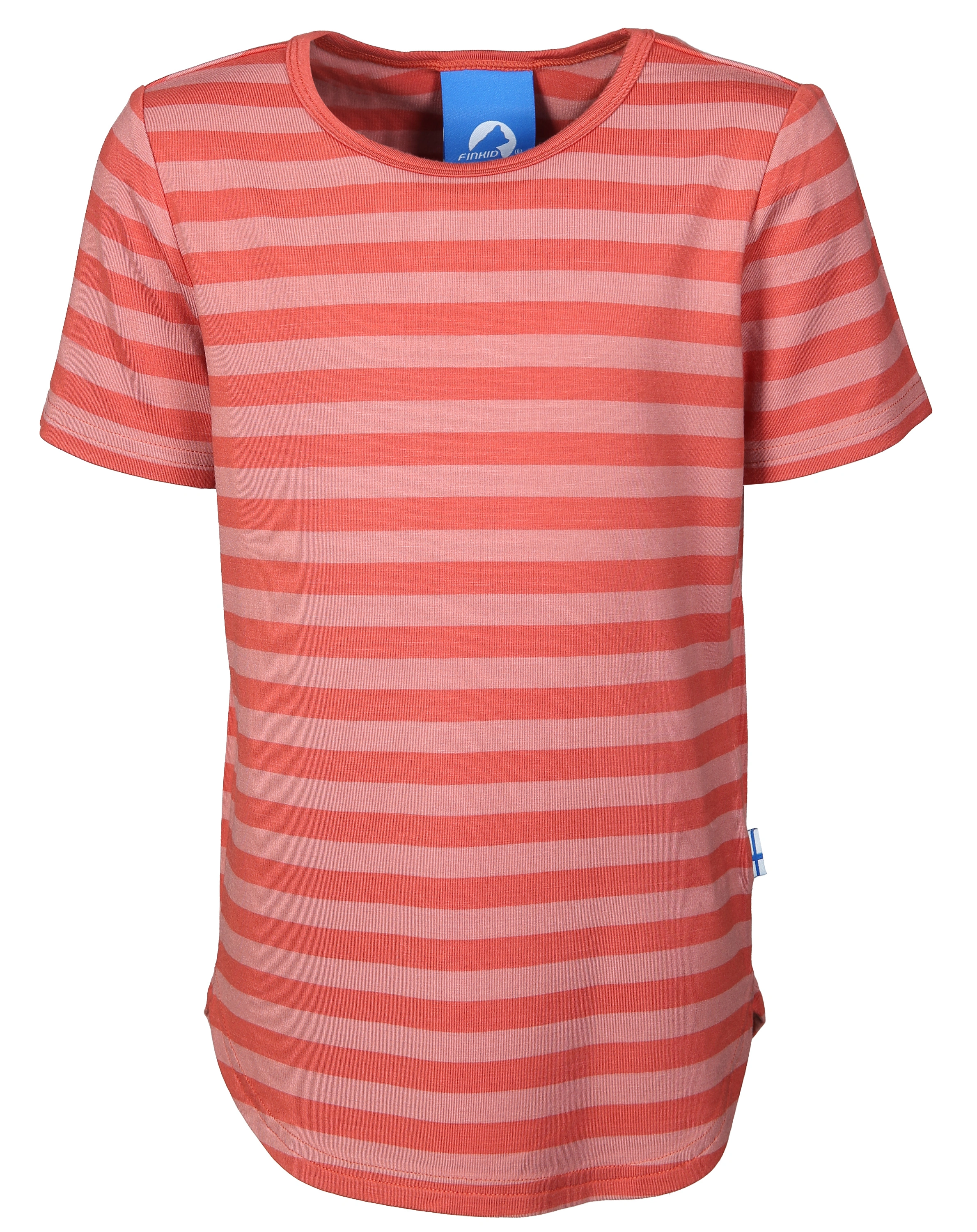 Jersey-T-Shirt MAALARI gestreift in terra cotta