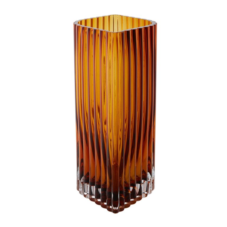 AYTM Folium vaas large amber