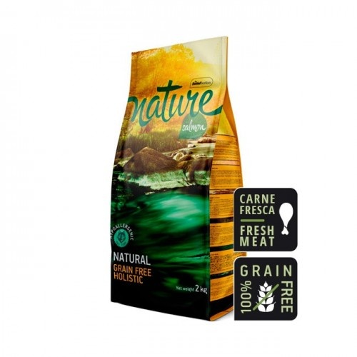 Ração para cães Satisfaction Nature Grain Free Sabor Salmão