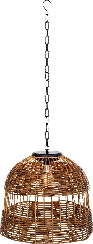 Lumineo LED-lamp op zonne-energie naturel D 36 H 32 cm