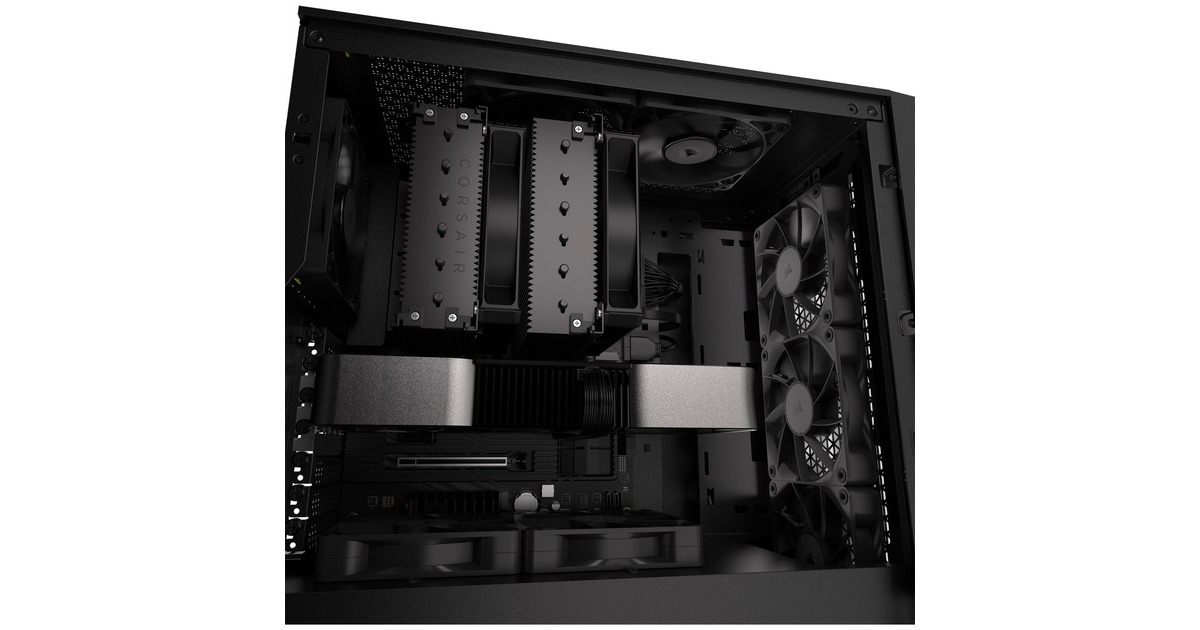 CorsairiCUE LINK RX120 Starterskit case fans  (Zwart, 3 stuks, 120 x 120 x 25 mm, PWM)
