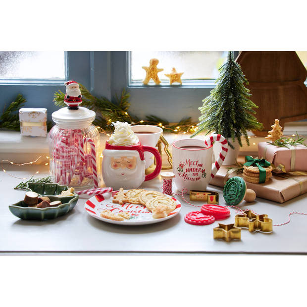 Blokker Jolly Christmas voorraadpot kerstman - 950 ml