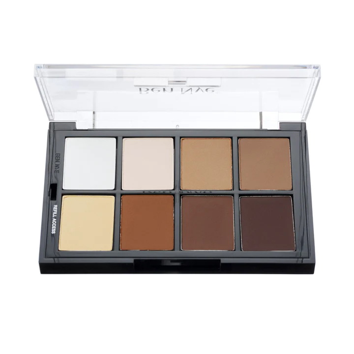 Ben Nye - STP59 Sculpt & Contour Puder, 8er Palette