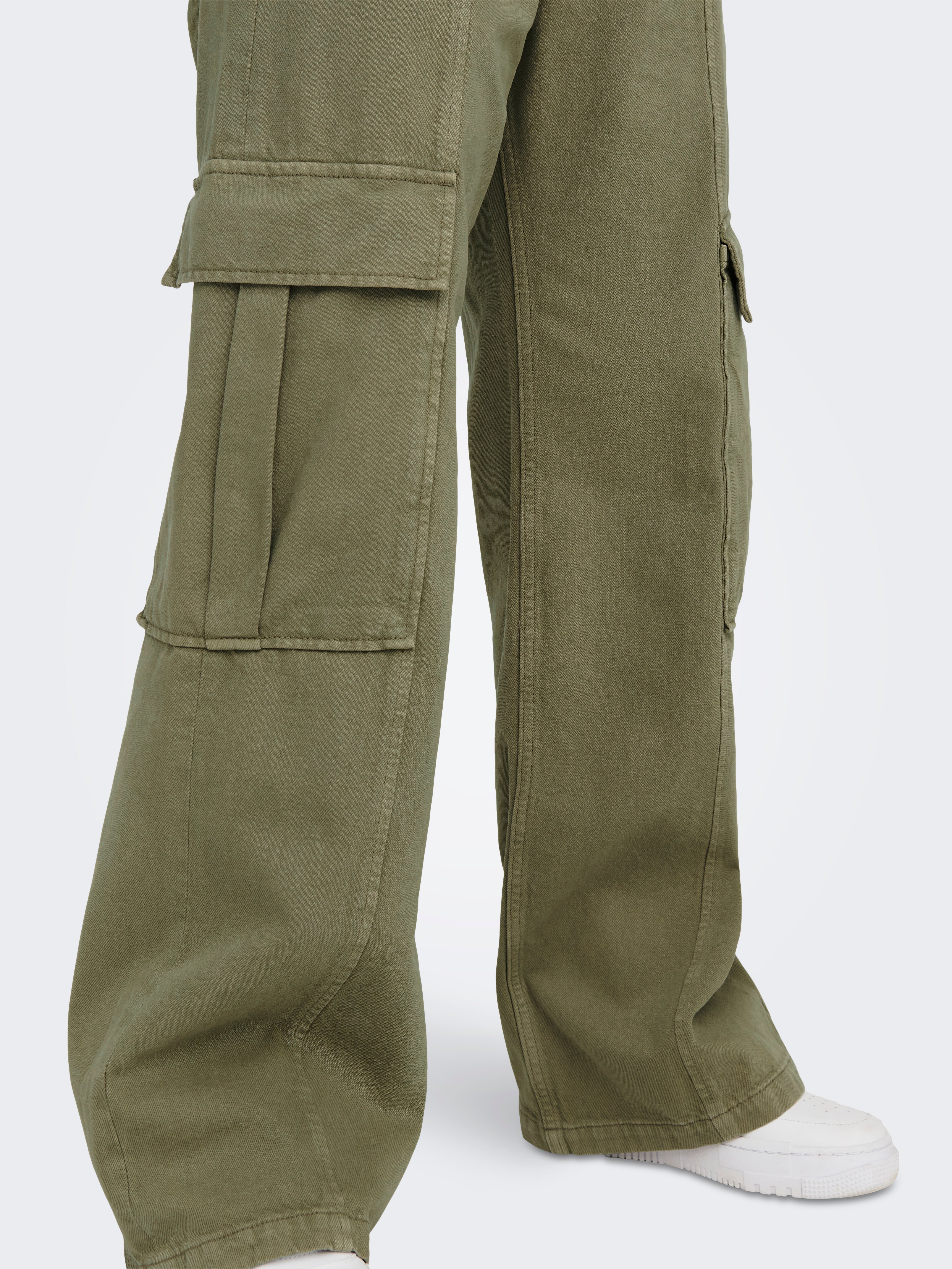 ONLHOPE Weiter Beinschnitt Cargo-Hose Aloe