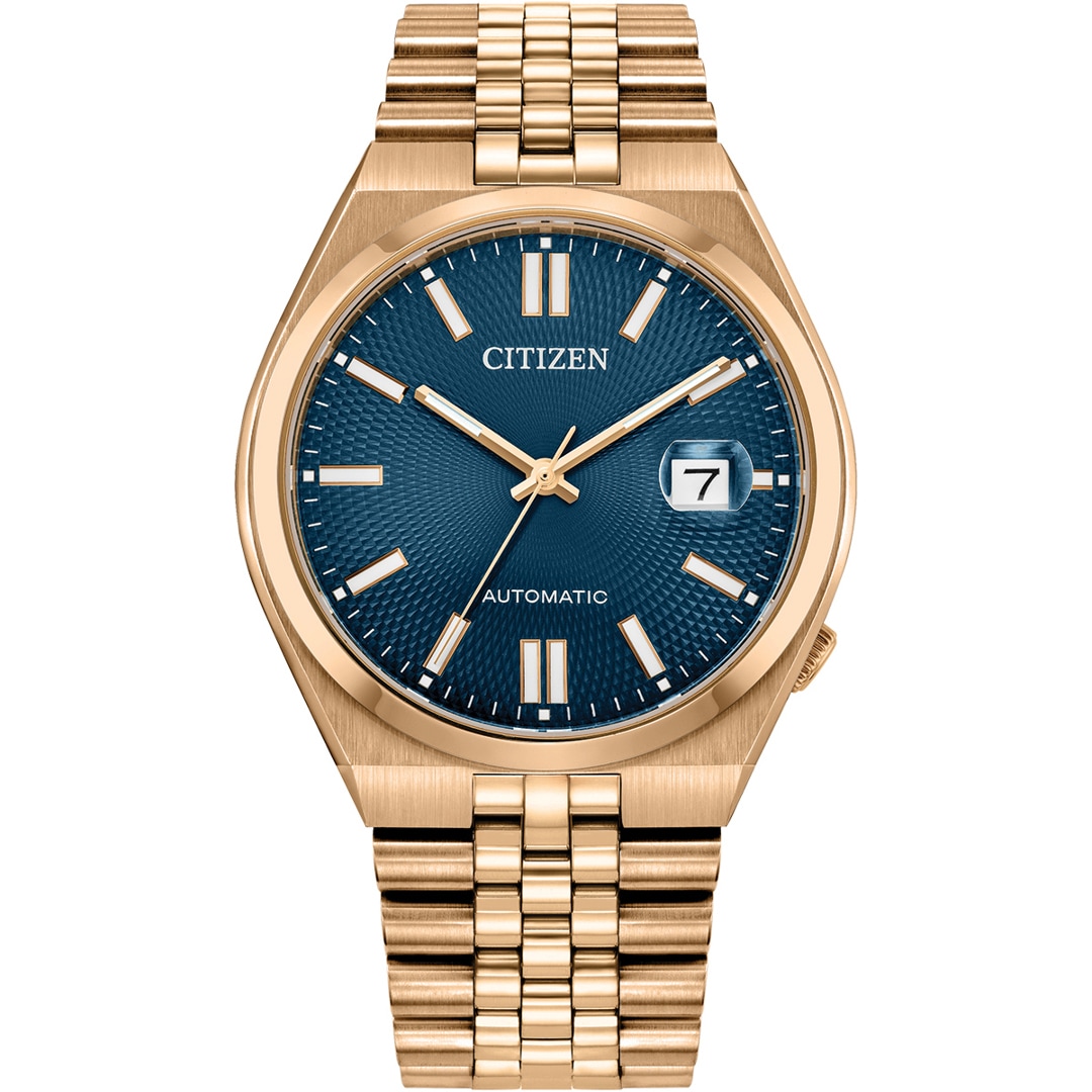 Citizen Tsuyosa 60 Automatik Rosé / Blau