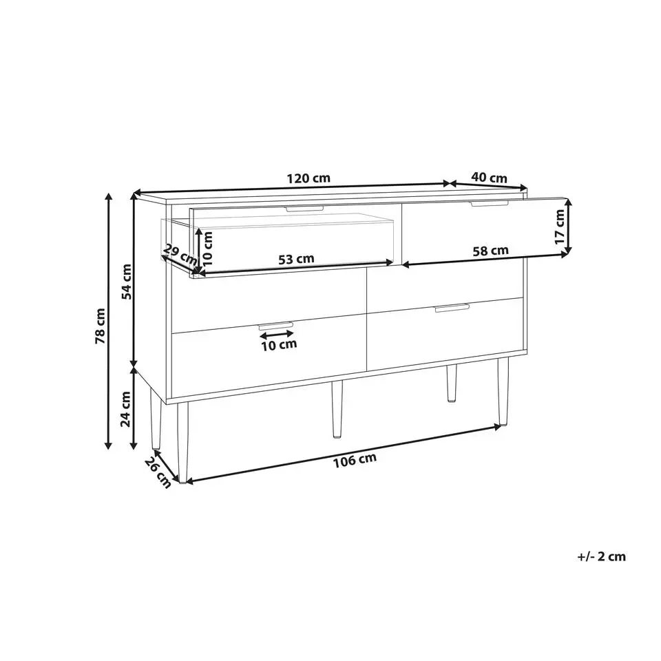 SOHO - Commode - Wit - MDF