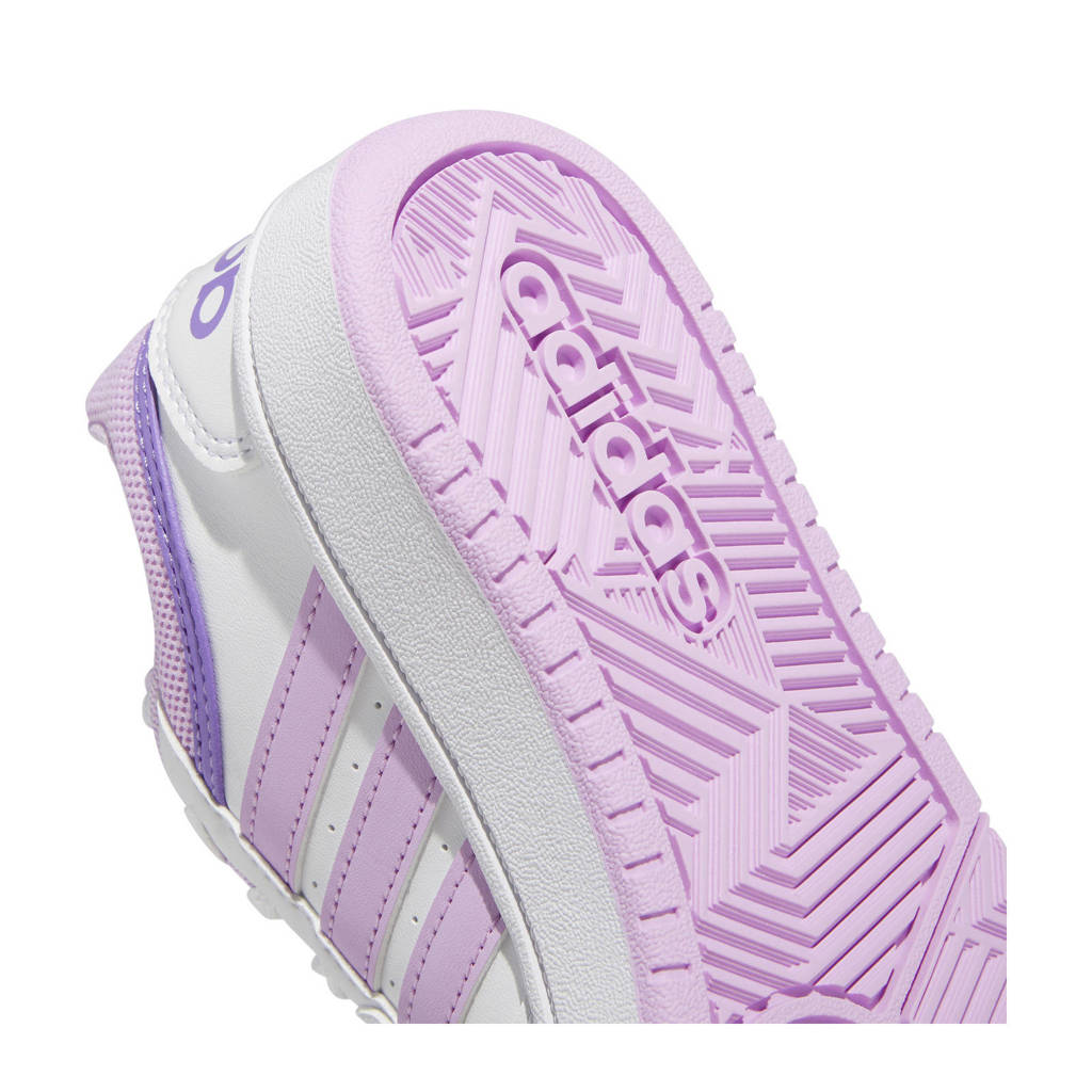 adidas Hoops 3.0 sneakers wit/lila