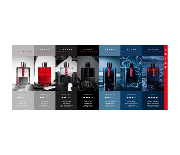 Prada Luna Rossa Ocean Parfum Sets mit Düften