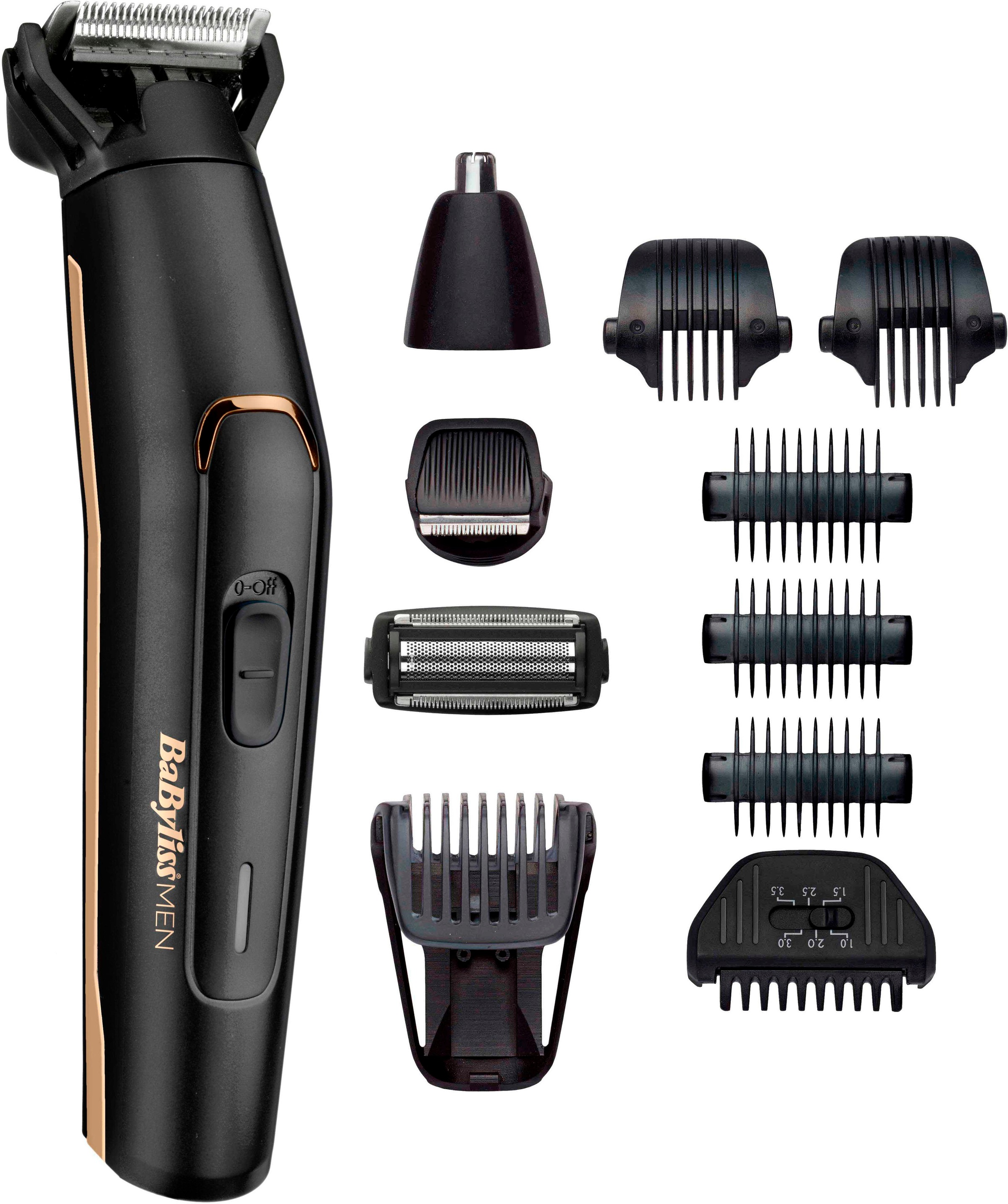 BaByliss Multifunktionstrimmer »11-in-1 Carbon Titanium Multi Trimmer« 10 Aufsätze