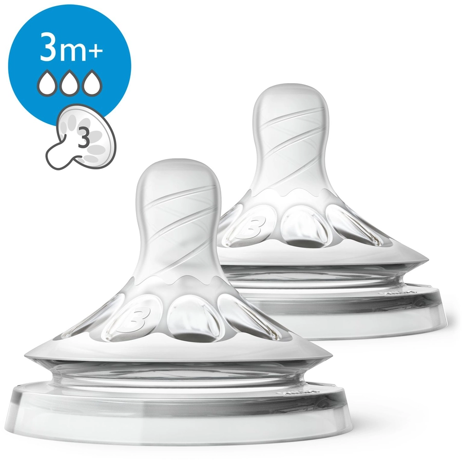 Philips Avent Trinksauger SCF04327 Natural ab dem 3. Monat 4 Stück