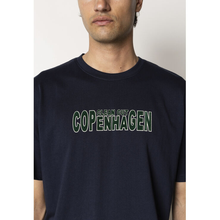 Clean Cut Copenhagen Jonas organic T-shirt Navy