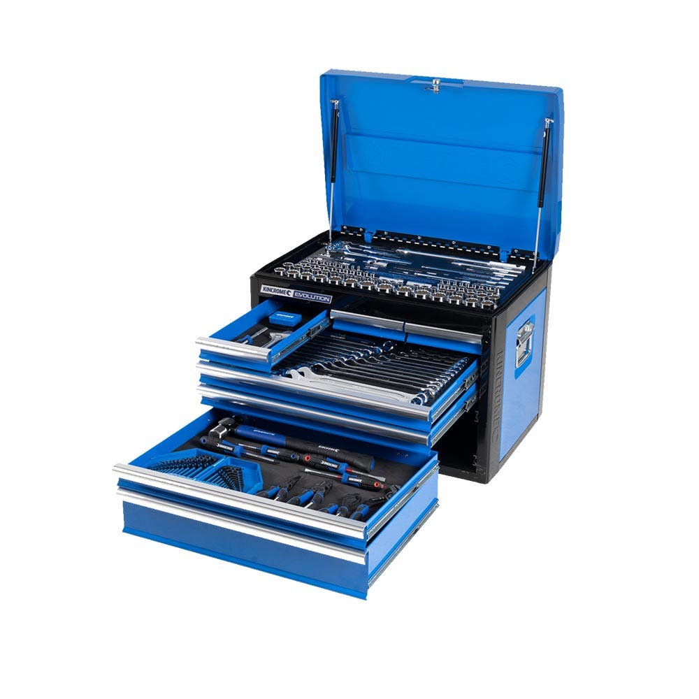 Kit de ferramentas KINCROME Evolution TFL com 197 peças e 7 gavetas (P1703)