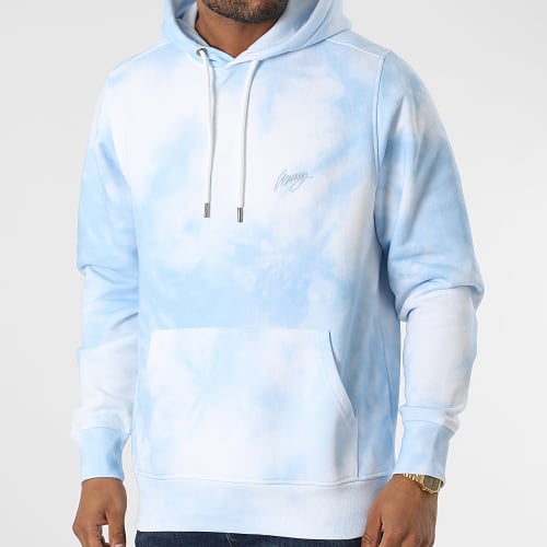 Sweat Capuche Tye Fresh Bleu Ciel