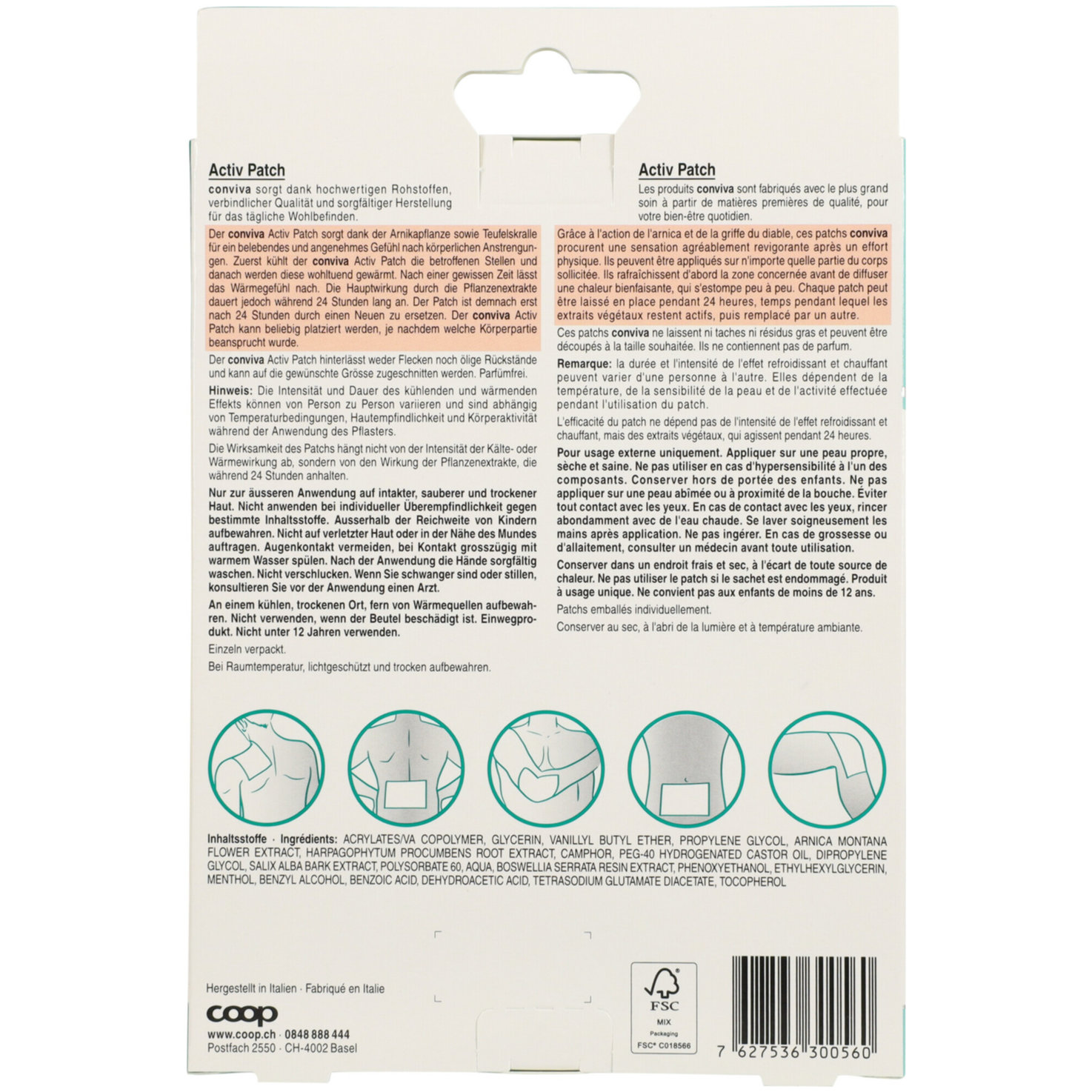 conviva Activ Patch 5 Stück