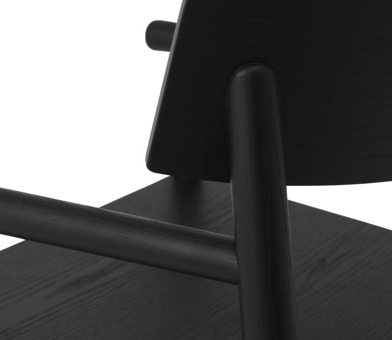 Normann Copenhagen Timb fauteuil bruin