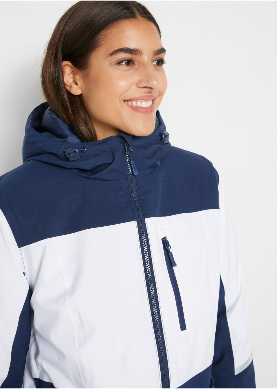 Veste de ski fonctionnelle à capuche, étanche