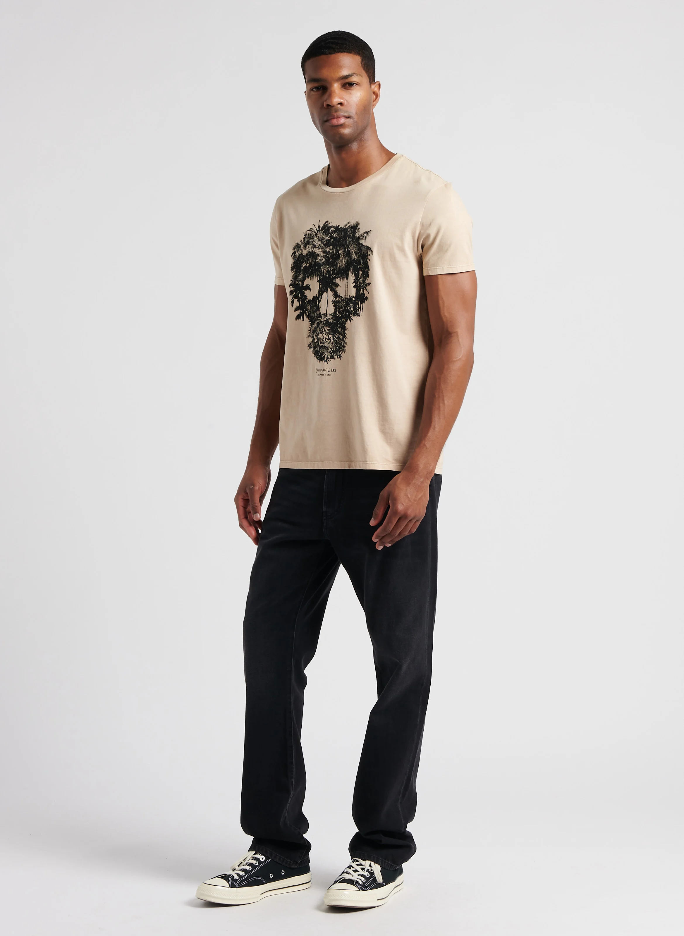 Jean regular-fit en coton | Noir