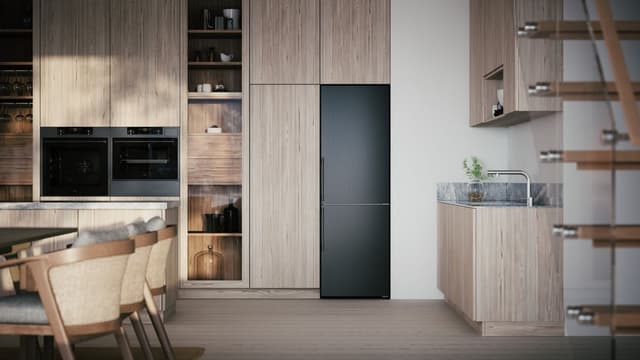 ASKO Kølefryseskab RFN23841B (Black textured)
