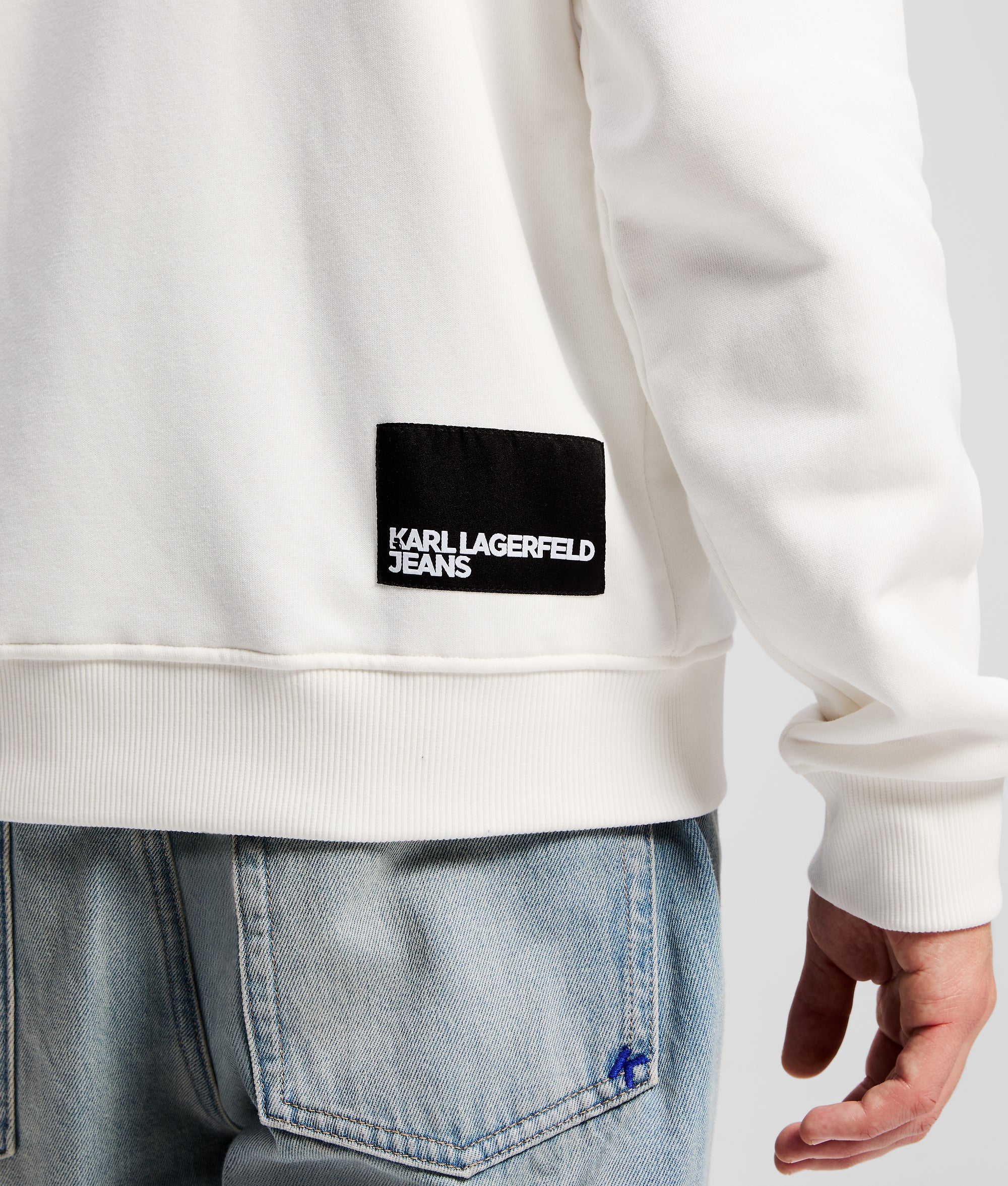 Sweatshirt met regular fit en logo