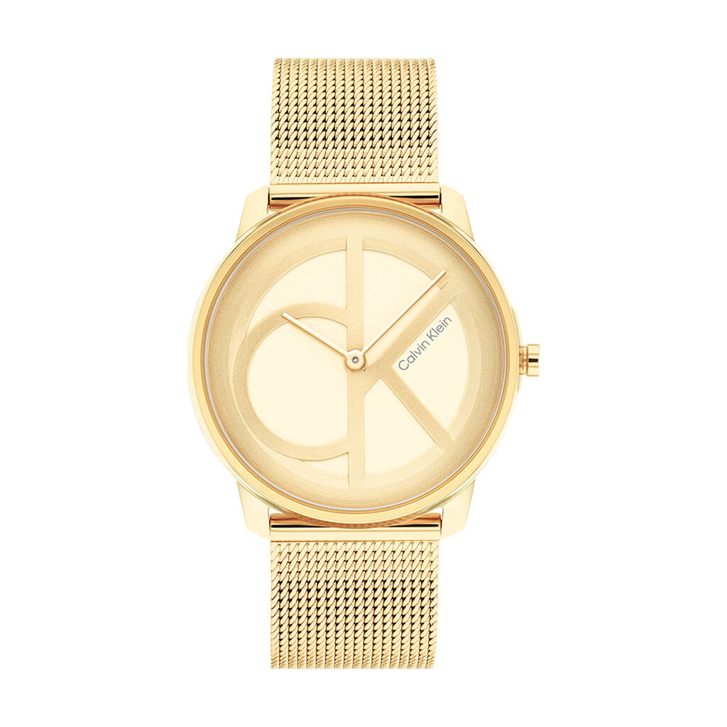 Montre Calvin Klein Iconic Mesh Champagne