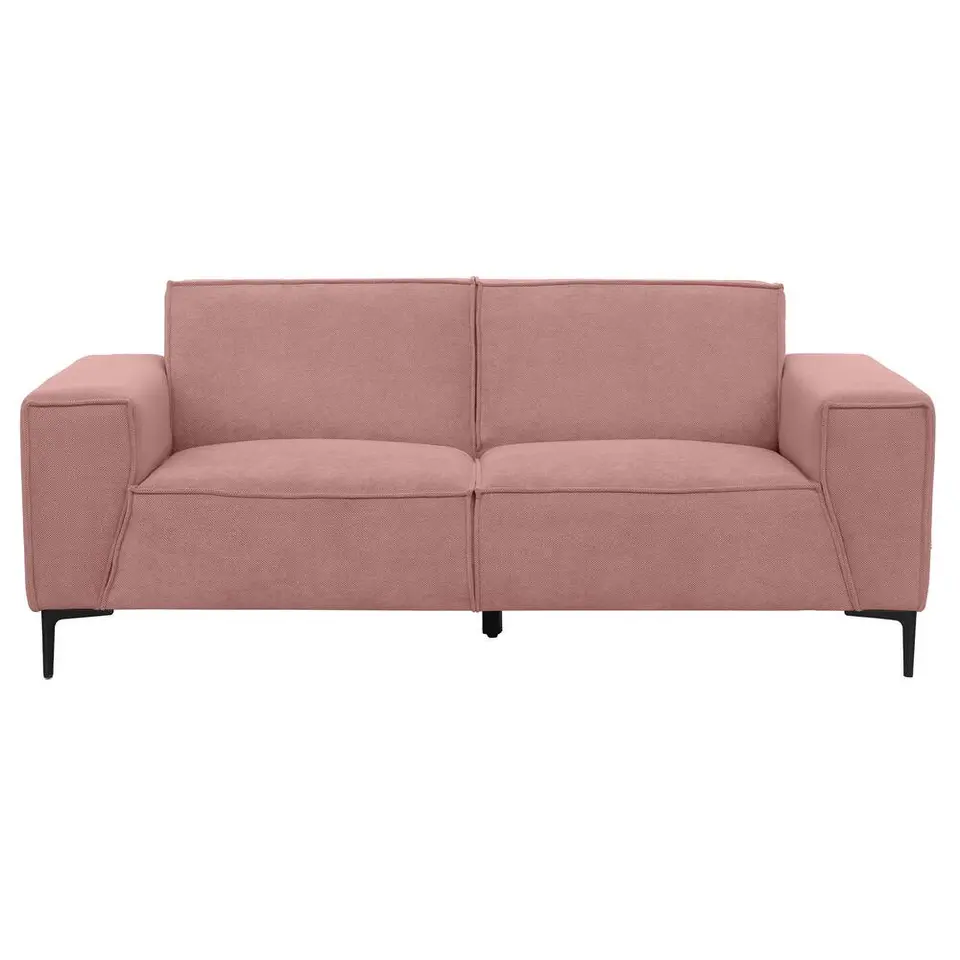Bank Romy 2-zits - stof Curio - roze