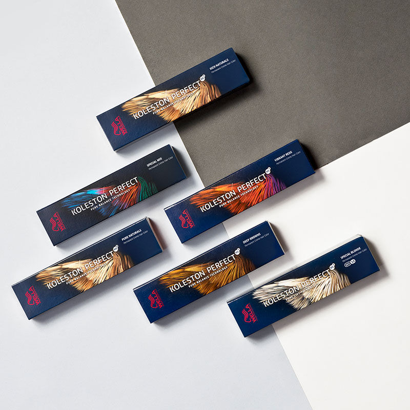 Coloration permanente Koleston Perfect Me+ 7/75 blond marron acajou