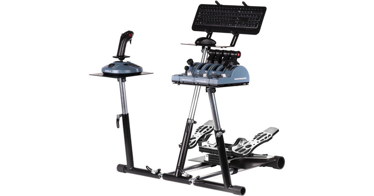 Wheel Stand ProDeluxe V2 Airbus houder  (Voor Thrustmaster TCA Airbus, MFG Crosswind, Thrustmaster T.Flight Rudder Pedals, Thrustmaster TPR)