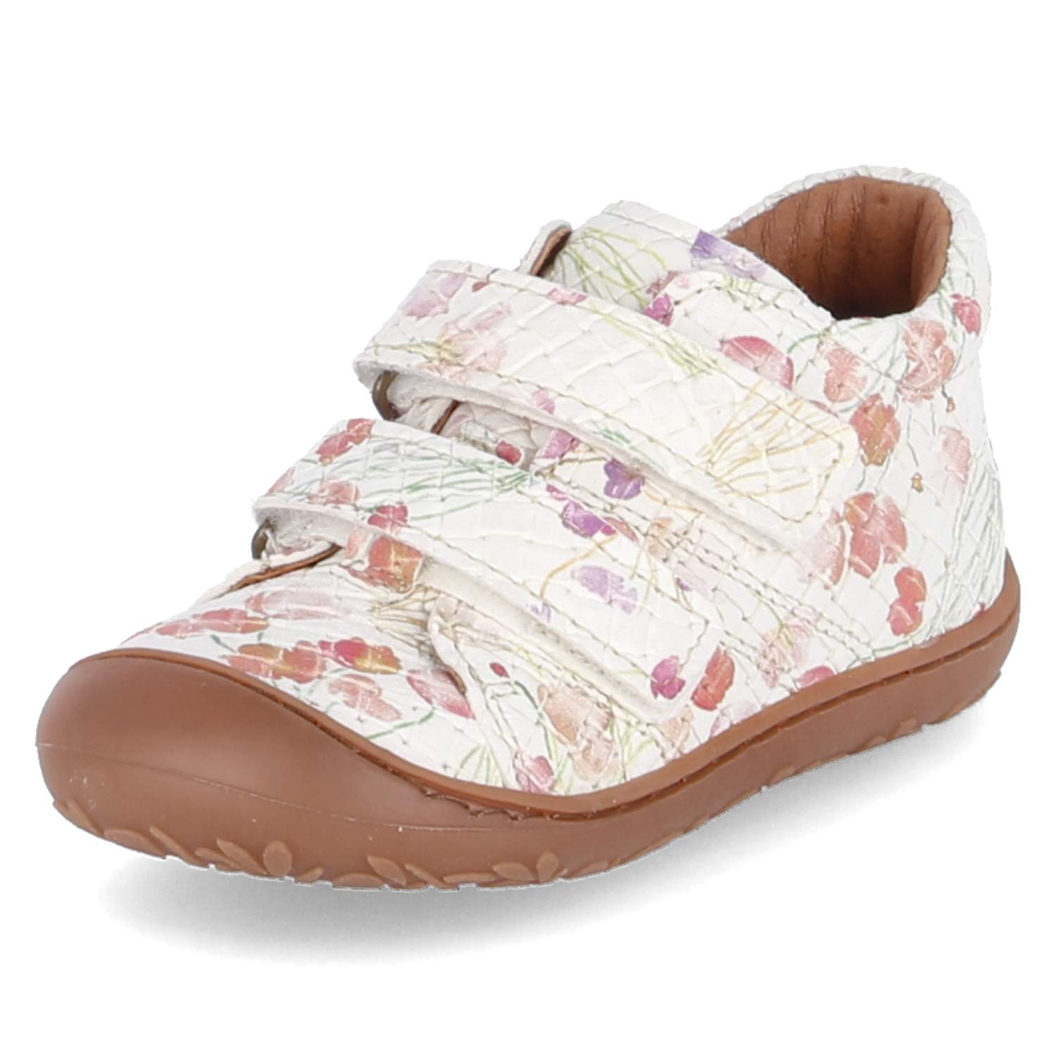 bisgaard Klettschuhe HALE V - flower print white