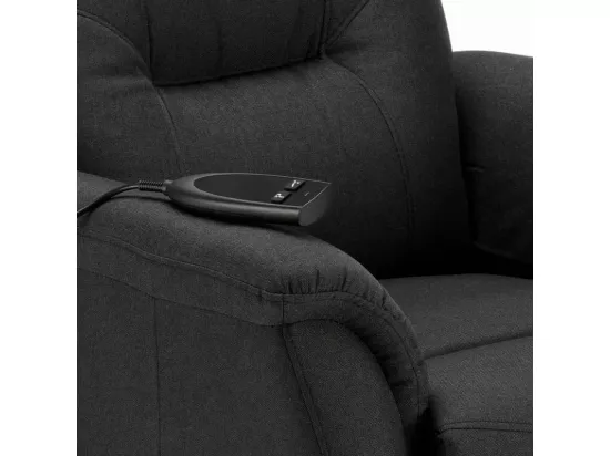 Fauteuil releveur électrique en tissu pour séniors SOLACE