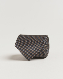 Brioni Printed Silk Tie Red