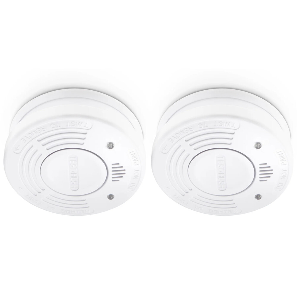 Alecto DUO Rookmelder Met Time-out Functie Wit SA-1102 stuks