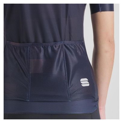Maillot Manches Courtes Femme Sportful Rocket Bleu/Violet